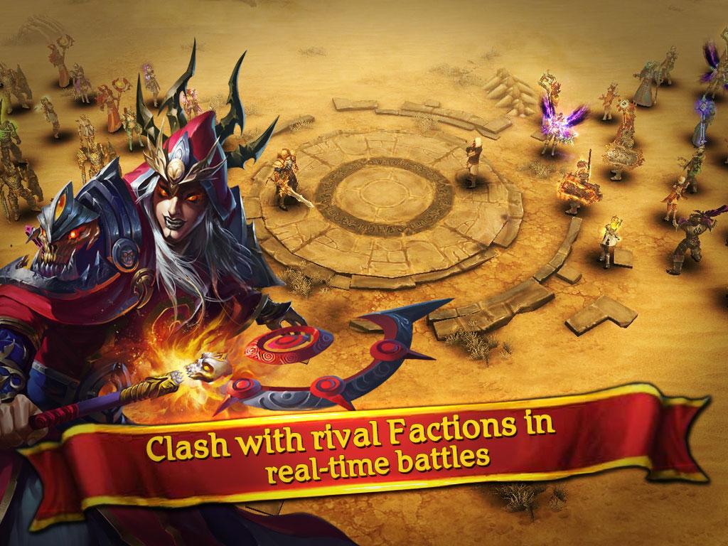Android application Clash for Dawn: Guild War screenshort