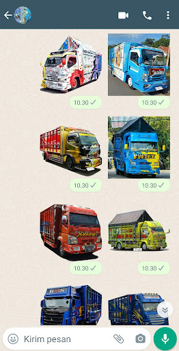 Sticker Truk Modif Oleng WA Screen 2