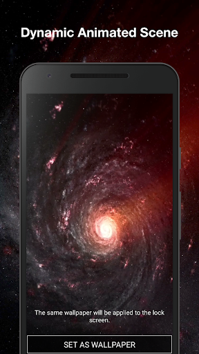 Black Hole Live Wallpaper Screen 2