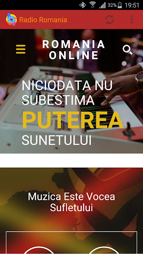 Android application Radio Romania screenshort