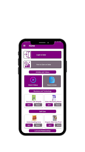 Selar Ebooks Merchant Screenshot 1 - AppWisp.com