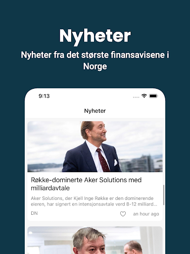 Aksjer - Børs og finans Screen 2