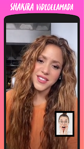 Shakira videollamada pegatinas