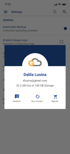 G Cloud Backup: FREE Cloud Storage apktram screenshots 6