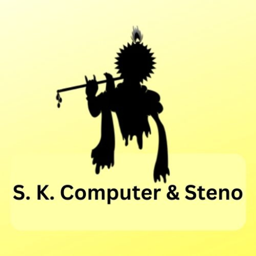 S. K. Computer & Steno logo