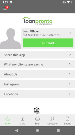 Loan Pronto Screen 2