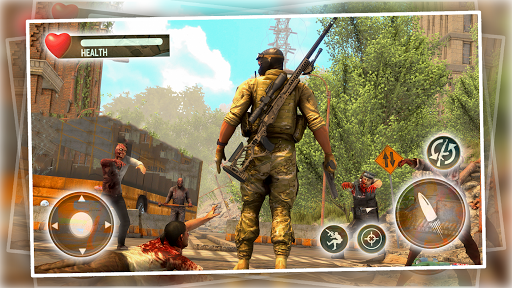 Code Triche Real zombie 3d FPS shooter (Astuce) APK MOD screenshots 3