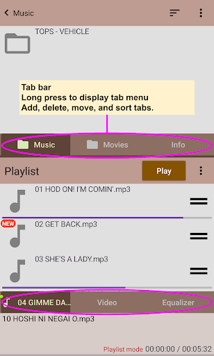 Reel the media player 2 Screen 2