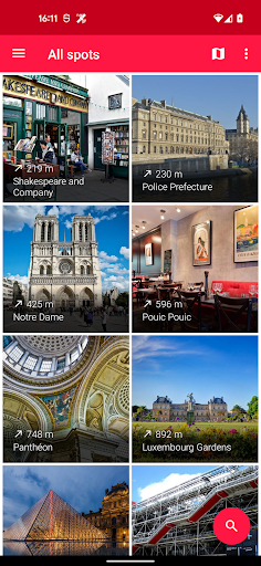 Android application City Guide screenshort