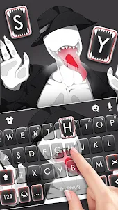 Creepy Tongue Keyboard Backgro