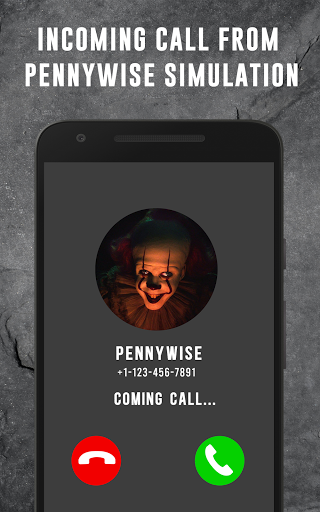 Pennywise Scary Video Call Screen 3