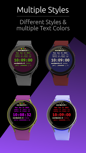 Terminal Ubuntu Watch Face Screen 2