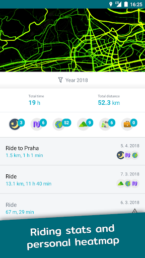 Screenshot of Prague on Bike