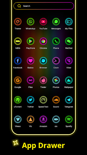 Neon Launcher - Personalization - apps