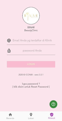 BINAR Beauty Clinic Screen 2