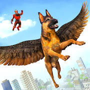 Flying Super Hero Dog City Animal Rescue 1.0.14 Icon