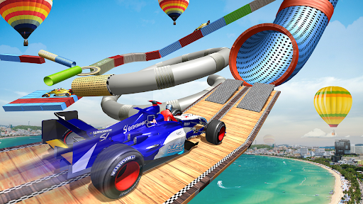 Android application Formula Car Stunt Game 2022 screenshort