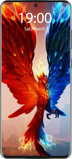 Phoenix Live Wallpaper Paralla Screen 2