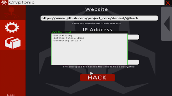 Hacker.exe - Tangkapan Layar Sim Hacking