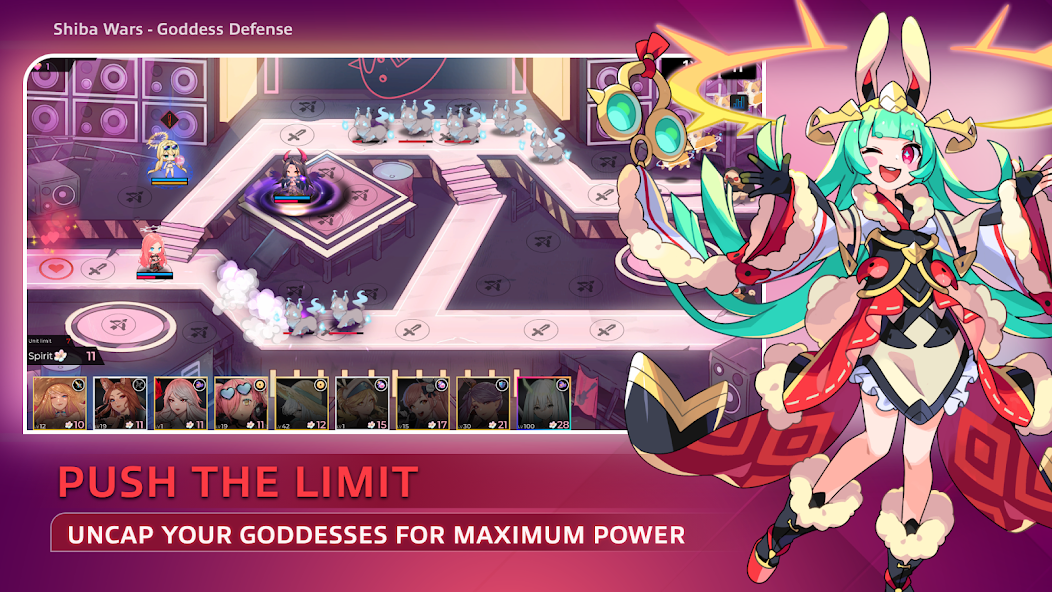 Shiba Wars - Goddess Defense 1.6 APK + Mod (Unlimited money) إلى عن على ذكري المظهر