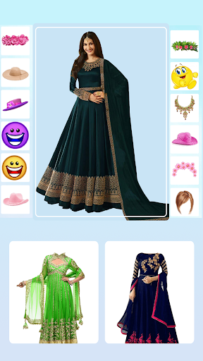 Android application Anarkali Dress Photo Editor screenshort