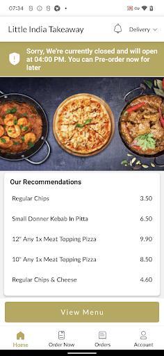 Little India Takeaway Screen 2
