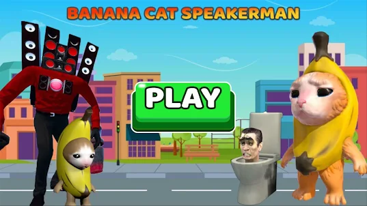 Banana Cat: Skibidi SpeakerMan