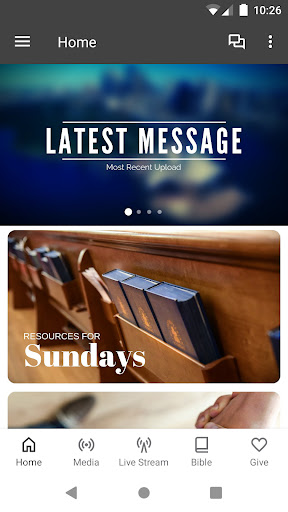 Android application Marion Baptist Church SC screenshort