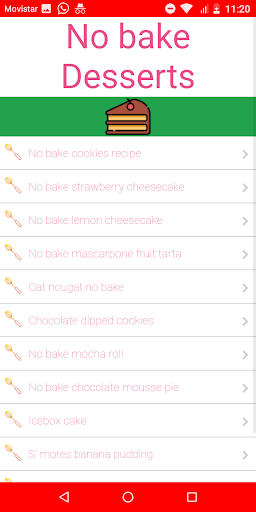 Easy dessert recipes Screen 2