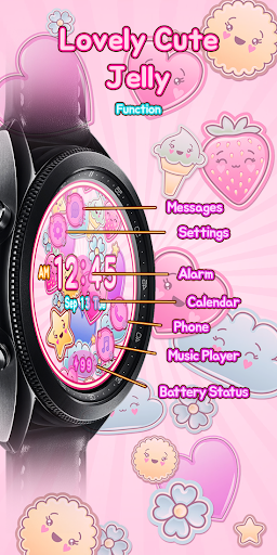 Lovely Cute Jelly_Watchface Screen 2