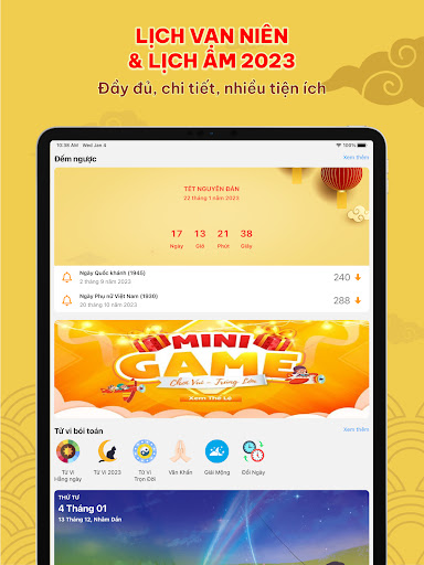 Lịch Vạn Niên and Lịch Âm 2023