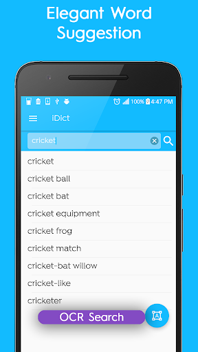 Android application iDict - English Dictionary screenshort