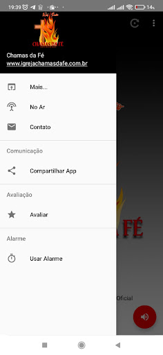 Web Rádio Chamas da Fé Screen 2