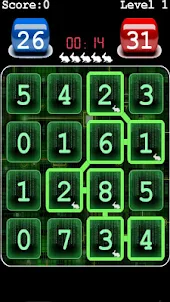 Sum Matrix Numbers Puzzle