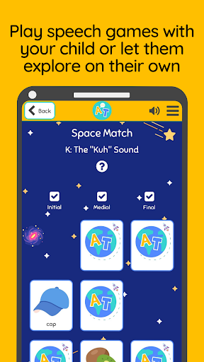 Screenshot of Articulation Teacher - Speech