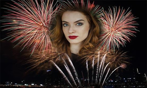 Fireworks Photo Frame Screen 2