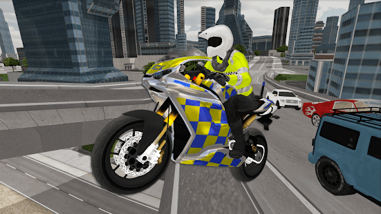 Police Motorbike Simulator 3D Varies with device screenshots 6