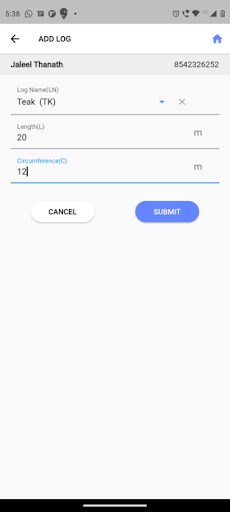 Android application Calcwoo Beta screenshort