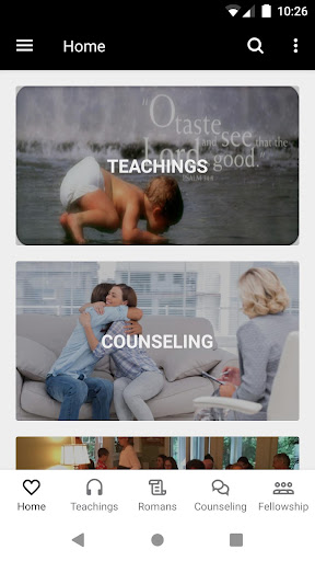 Android application Apex Outreach screenshort
