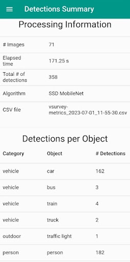 Vision Object Detection Screen 3