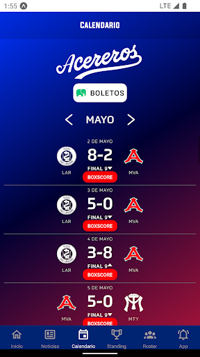 Acereros de Monclova Oficial Screen 3