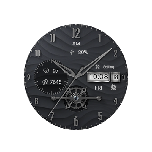 Mechanical texture For Wear OS logo