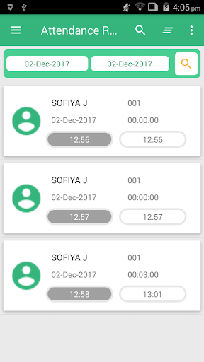 Mobi Admin Attendance