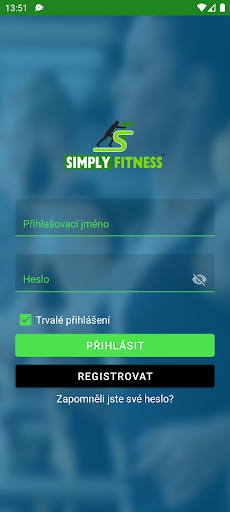 Android application SIMPLY FITNESS screenshort