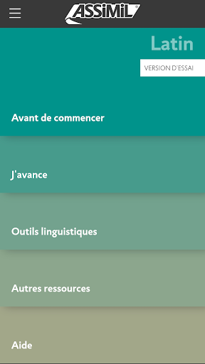 Android application Apprendre Latin Assimil screenshort