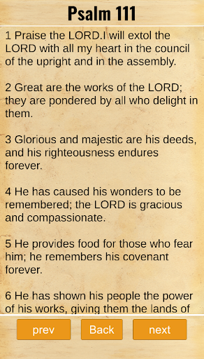 Book of Psalms Offline