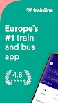 screenshot of Trainline: Train travel Europe