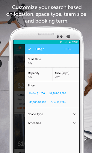 Android application LiquidSpace screenshort