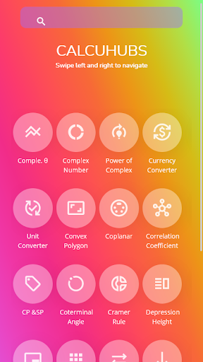 Android application Algebra Solver, CALCUHUBS screenshort