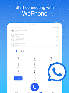 WePhone: Cheap Phone Calls App Screenshot
